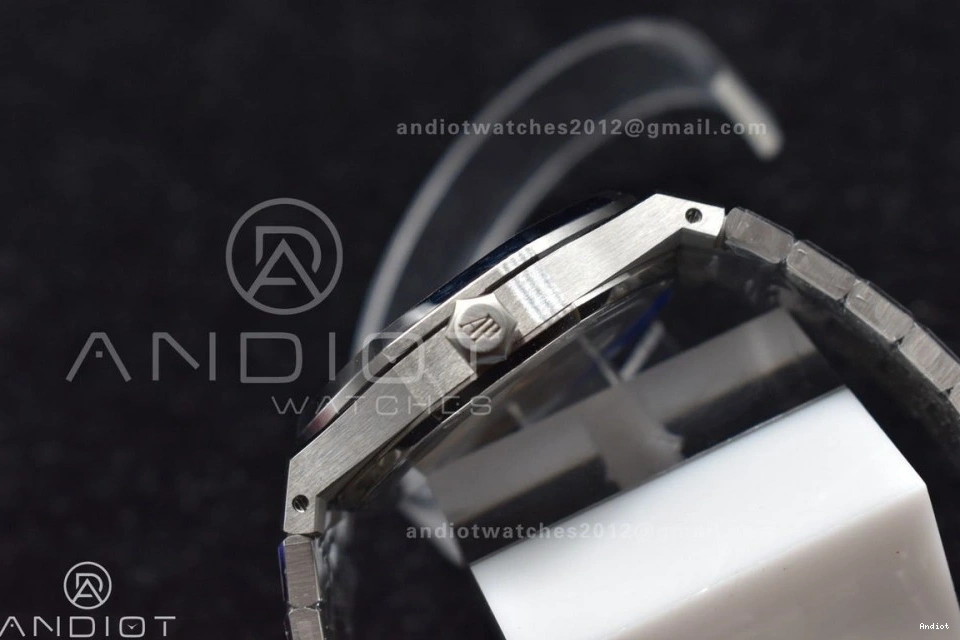 A4302 Super Royal Best SS on Clone 1:1 Dial APSF Blue 15500 Edition Oak Textured Bracelet 41mm SS 0507